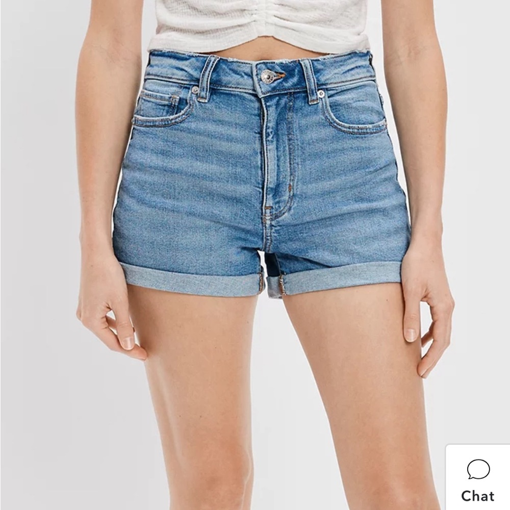 American Eagle Stretch Denim Mom Short